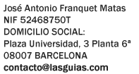 Datos fiscales de Grupolasguias